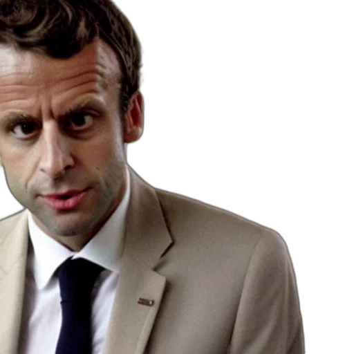 jacket, face, emmanuel, macron transparent PNG cut-out
