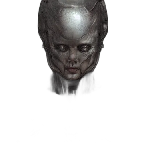mask, face, creature, robot transparent PNG cut-out