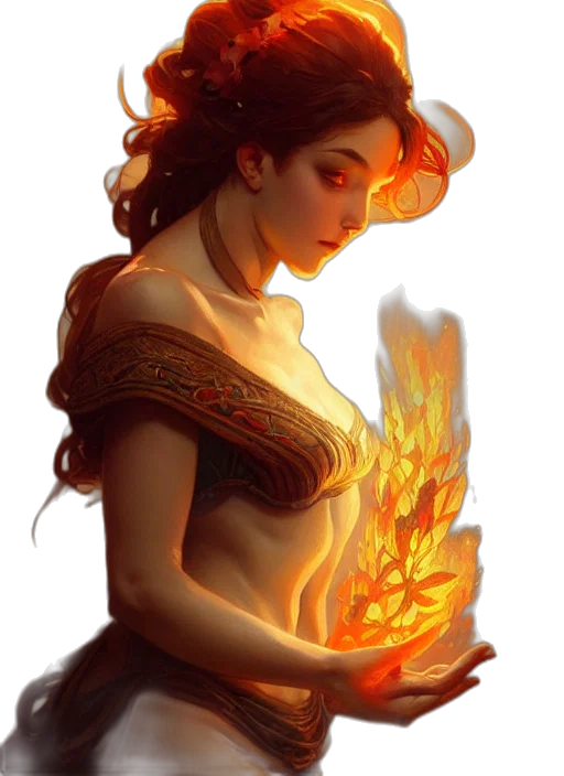 dragon, crown, dress, fantasy art transparent PNG cut-out