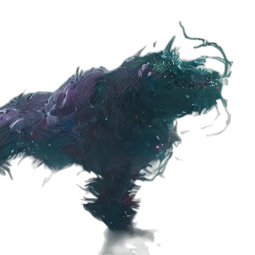 dragon, creature, animal, hair transparent PNG cut-out