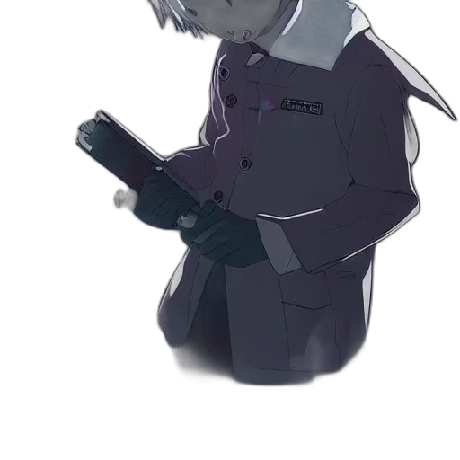 staff, robot, weapon, jacket transparent PNG cut-out