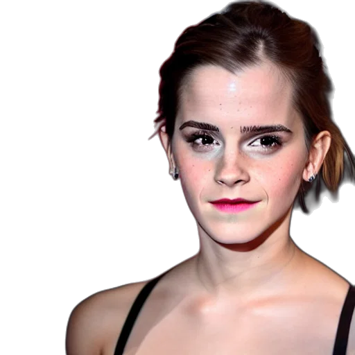 face, dress, photorealistic, emma transparent PNG cut-out