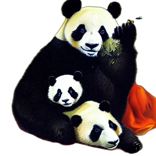 animal, food, photorealistic, oil painting transparent PNG cut-out
