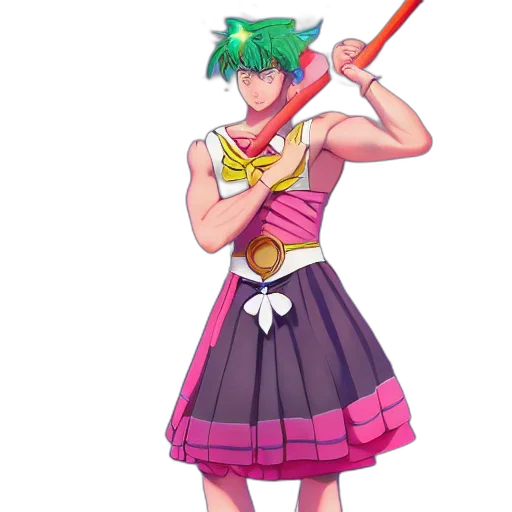 staff, sword, weapon, dress transparent PNG cut-out