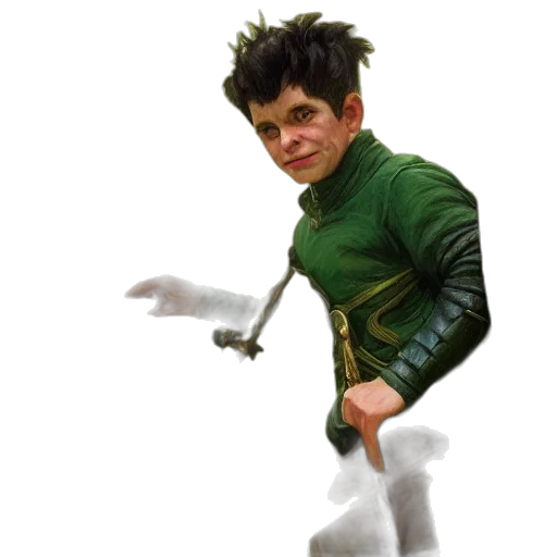 jacket, staff, creature, dragon transparent PNG cut-out