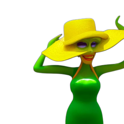 hat, dress, flower, crown transparent PNG cut-out