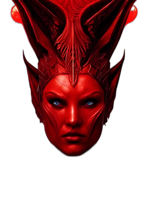 mask, face, crown, dragon transparent PNG cut-out