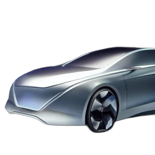 car, concept art, 3d render, photorealistic transparent PNG cut-out