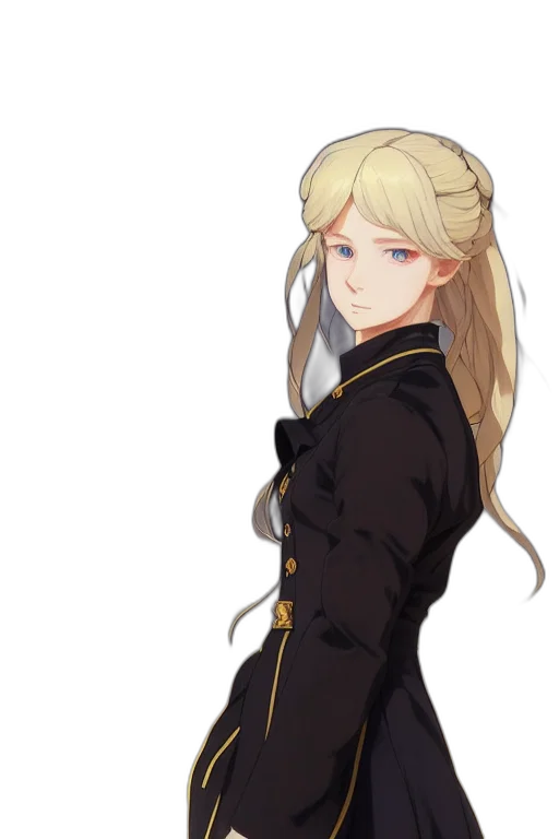 staff, dress, jacket, crown transparent PNG cut-out