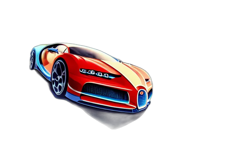 car, 3d render, concept art, photorealistic transparent PNG cut-out