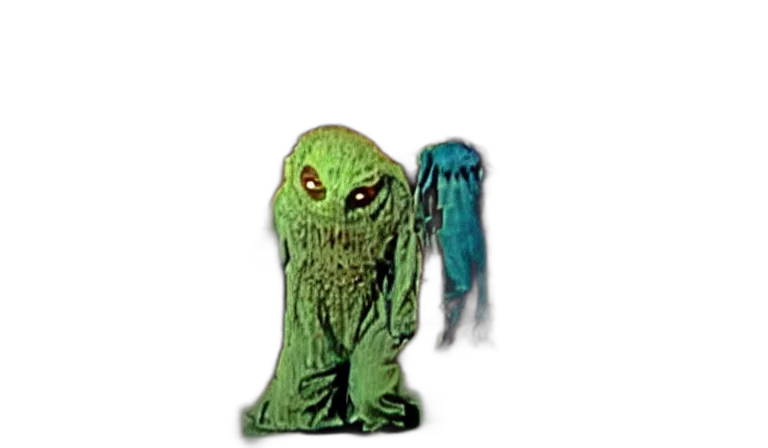 creature, animal, mask, staff transparent PNG cut-out