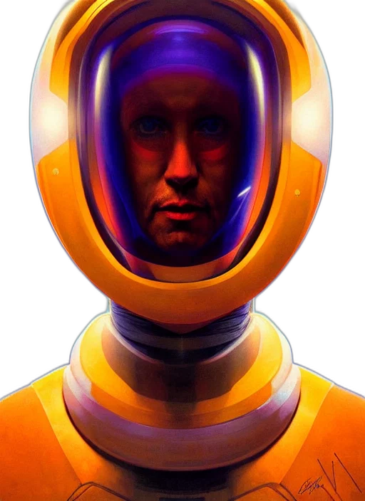 robot, face, mask, concept art transparent PNG cut-out