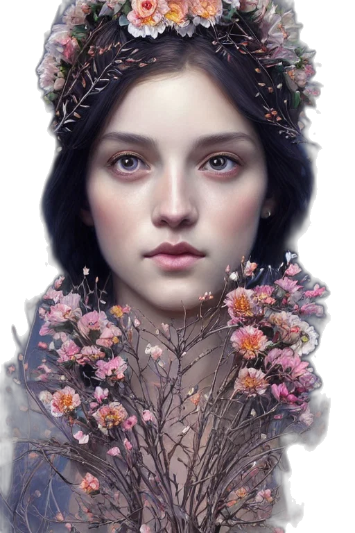 face, crown, jewelry, mask transparent PNG cut-out