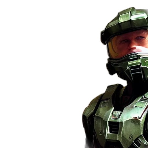 face, robot, concept art, 3d render transparent PNG cut-out