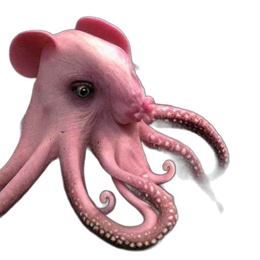 creature, animal, staff, 3d render transparent PNG cut-out