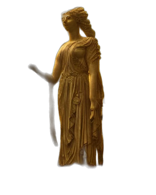 dress, staff, jewelry, crown transparent PNG cut-out