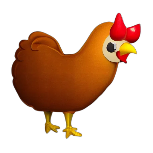 animal, food, 3d render, photorealistic transparent PNG cut-out
