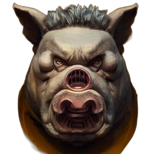 face, animal, mask, creature transparent PNG cut-out