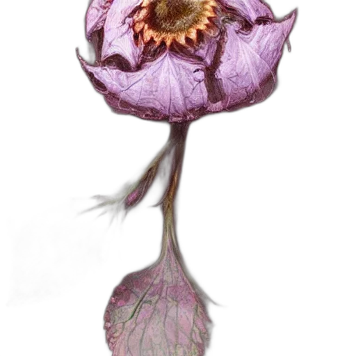 flower, crown, hat, staff transparent PNG cut-out