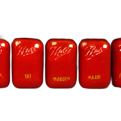 red, jars, full, hot transparent PNG cut-out