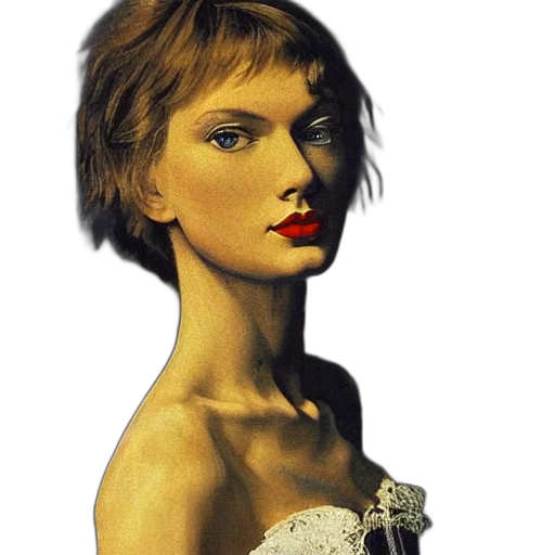 dress, face, jewelry, hair transparent PNG cut-out