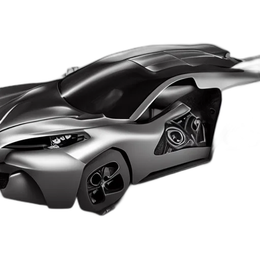 car, concept art, 3d render, photorealistic transparent PNG cut-out