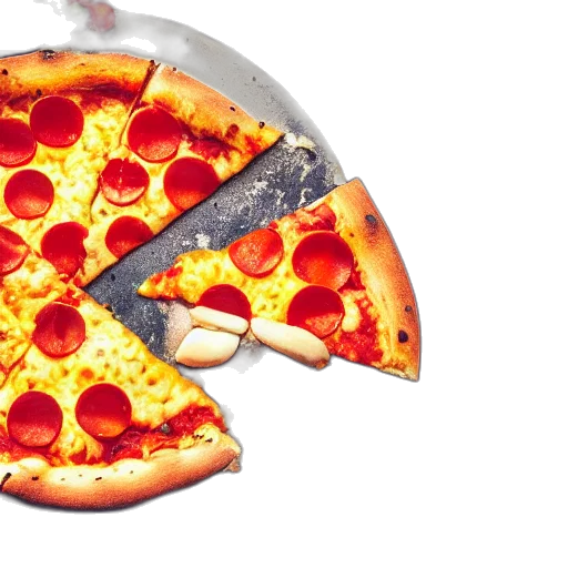 food, weapon, 3d render, photorealistic transparent PNG cut-out