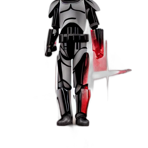 robot, weapon, concept art, 3d render transparent PNG cut-out