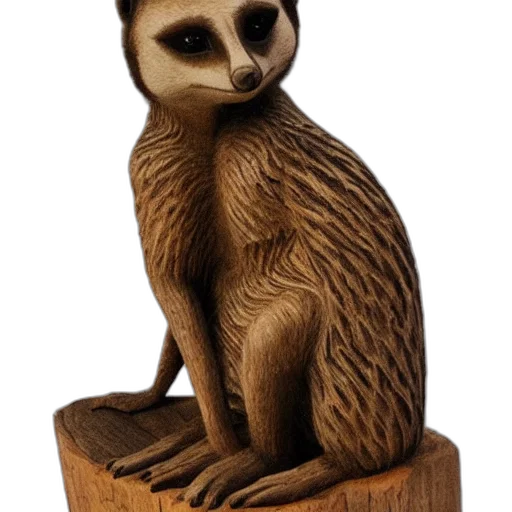 animal, creature, staff, 3d render transparent PNG cut-out
