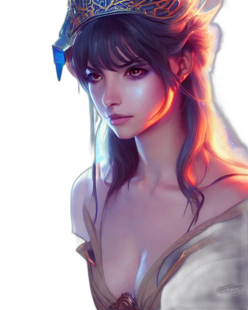 crown, face, staff, dragon transparent PNG cut-out