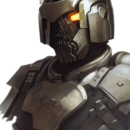 robot, mask, face, concept art transparent PNG cut-out