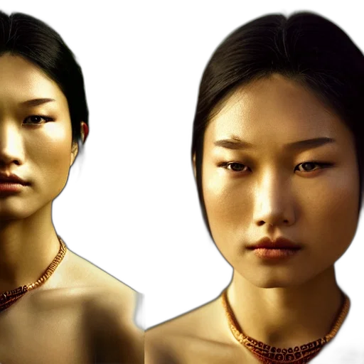 jewelry, face, photorealistic, concept art transparent PNG cut-out