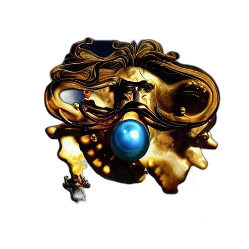 jewelry, crown, mask, staff transparent PNG cut-out