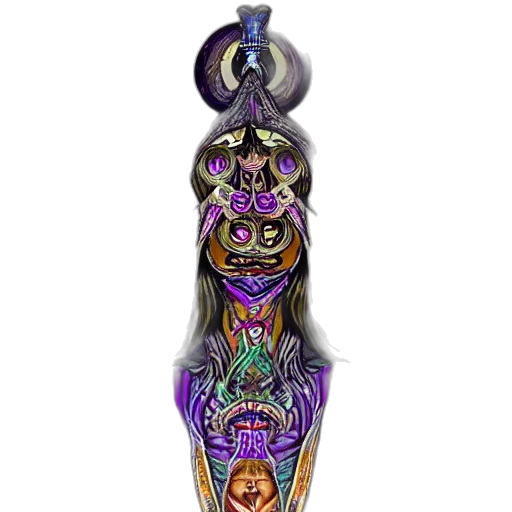 jewelry, crown, staff, mask transparent PNG cut-out