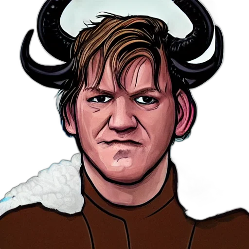 face, comic book art, concept art, cartoon transparent PNG cut-out