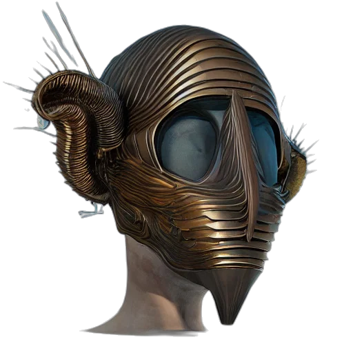 mask, face, creature, hair transparent PNG cut-out