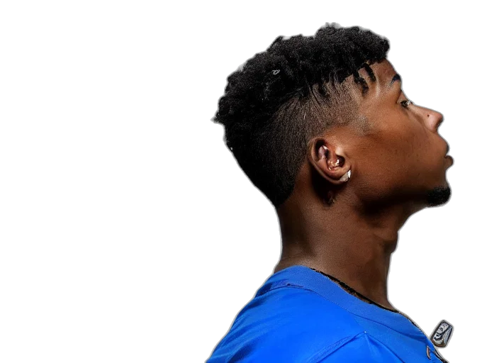 hair, face, side, profile transparent PNG cut-out