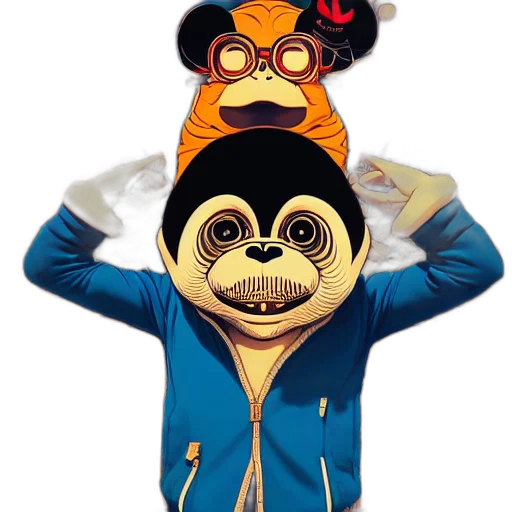 jacket, mask, hat, animal transparent PNG cut-out