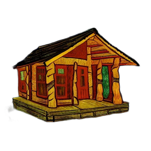 building, furniture, concept art, 3d render transparent PNG cut-out