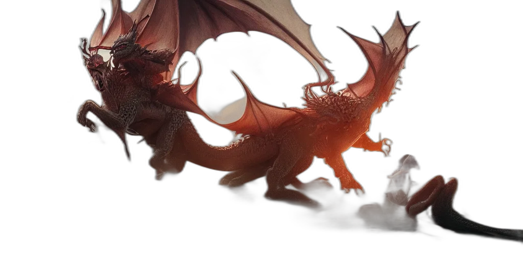dragon, creature, concept art, fantasy art transparent PNG cut-out