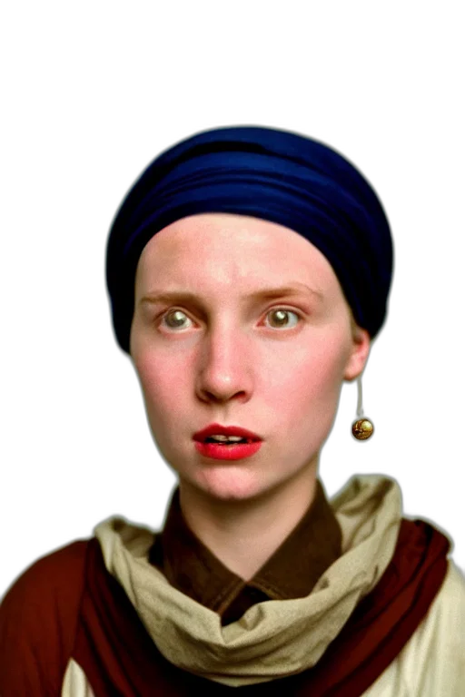 face, jewelry, hat, staff transparent PNG cut-out