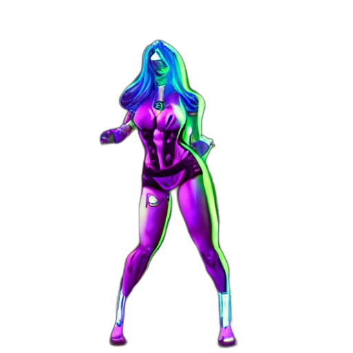 dress, robot, concept art, 3d render transparent PNG cut-out