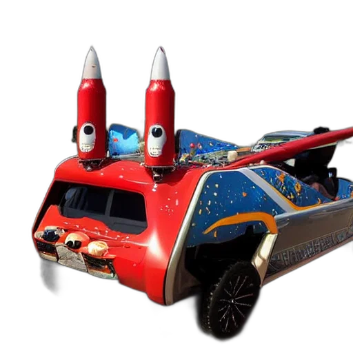 car, weapon, robot, concept art transparent PNG cut-out