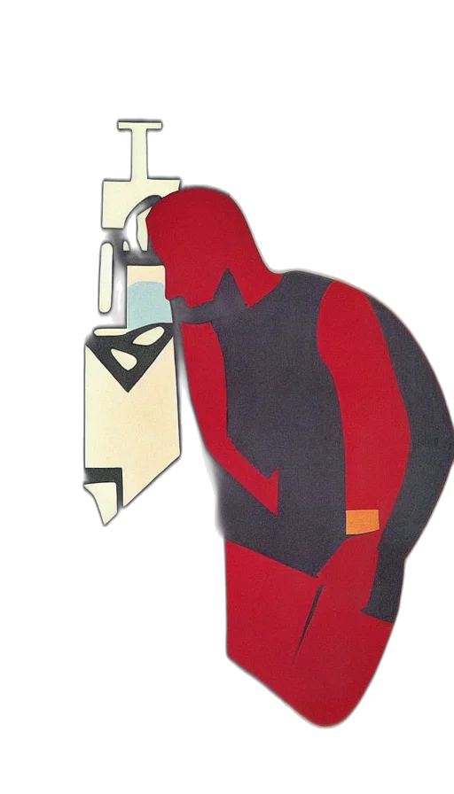 robot, mask, staff, sword transparent PNG cut-out