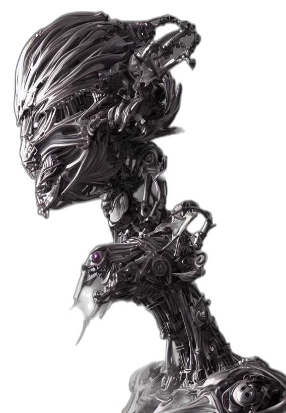 dragon, robot, creature, weapon transparent PNG cut-out