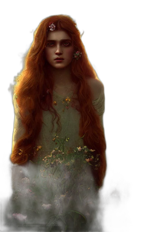 dress, creature, dragon, fantasy art transparent PNG cut-out