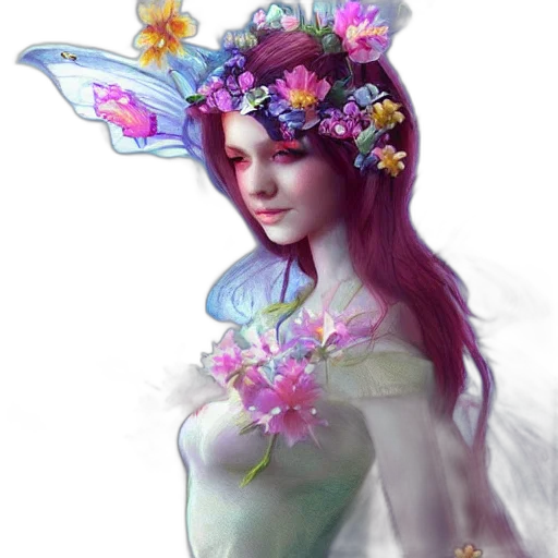 crown, dress, mask, flower transparent PNG cut-out