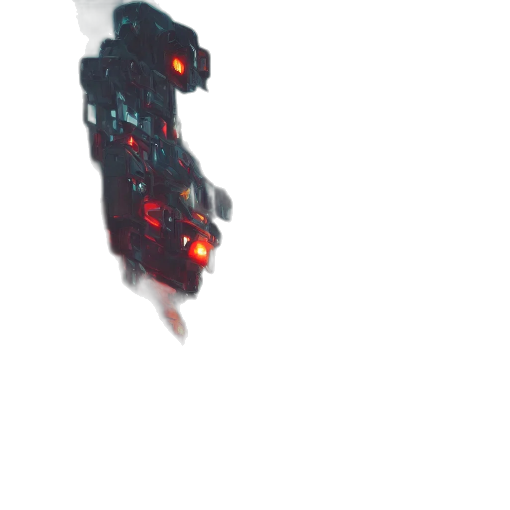 robot, weapon, dragon, creature transparent PNG cut-out
