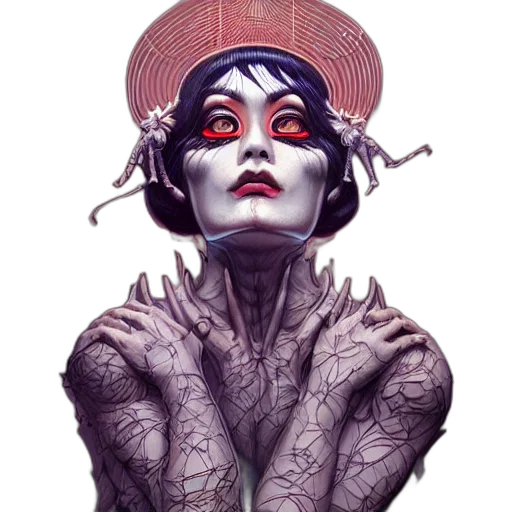 crown, creature, face, mask transparent PNG cut-out