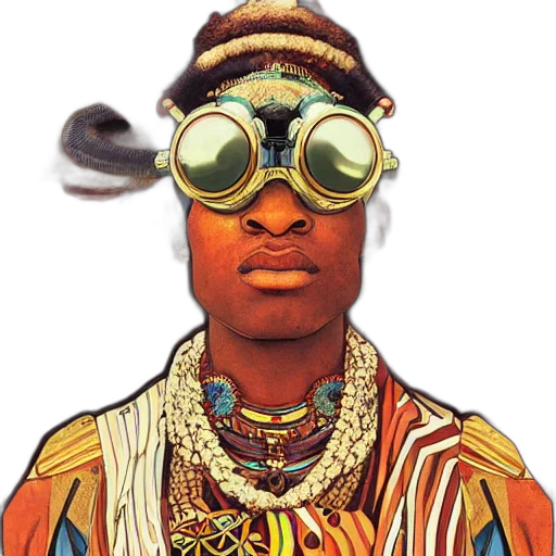 jewelry, face, mask, staff transparent PNG cut-out